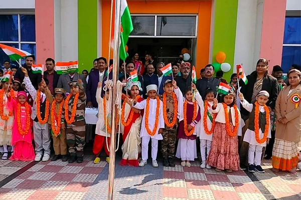 Celebrating 74th Republic Day at Paramount Academy